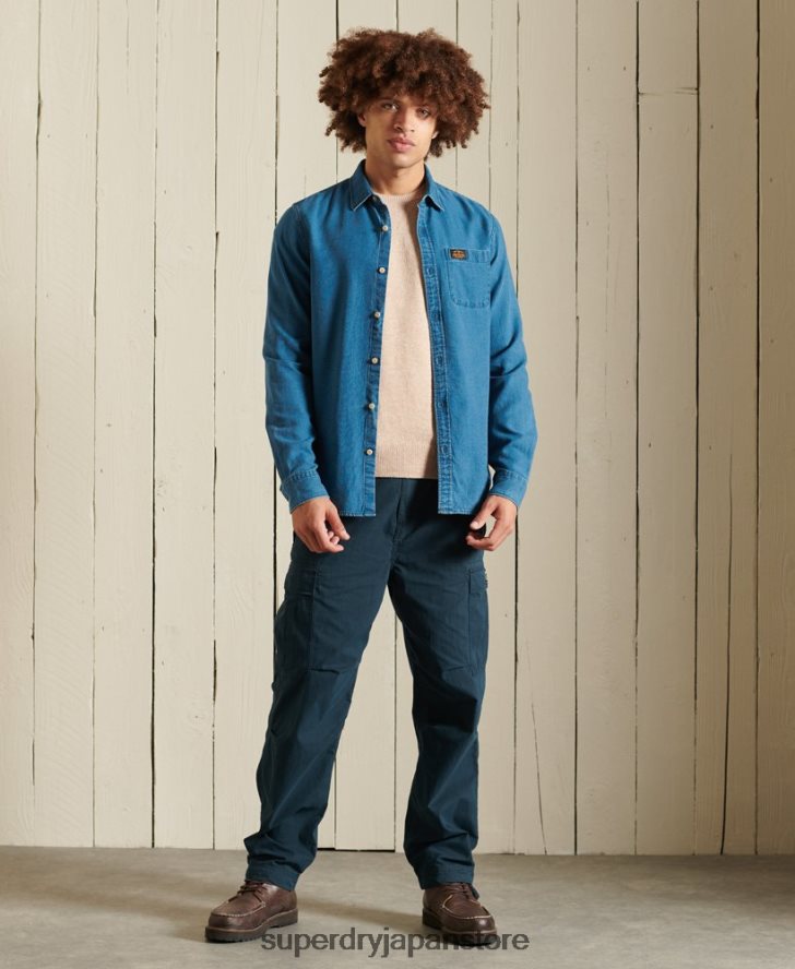 ラムウール ライトウェイト クルージャンパー 男性 Superdry 衣類 銀 2J62PZ1310
