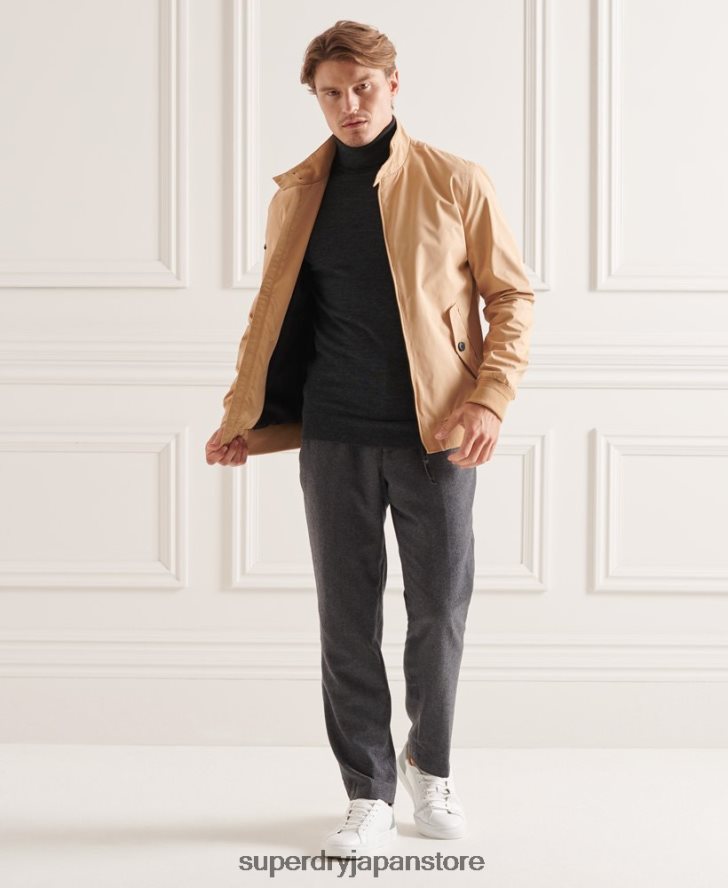 スタジオメリノロールネックセーター 男性 Superdry 衣類 濃い灰色 2J62PZ1326