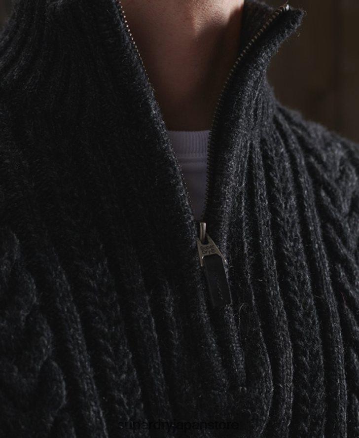 ジェイコブ・ヘンリー・ジャンパー 男性 Superdry 衣類 黒 2J62PZ1350
