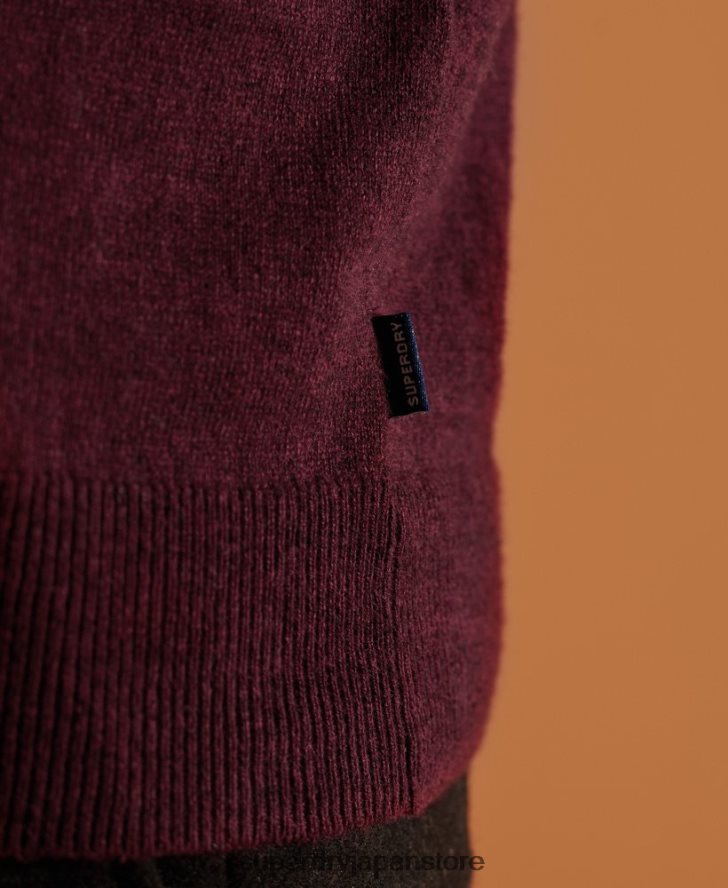 オレンジラベル クルージャンパー 男性 Superdry 衣類 赤 2J62PZ1351