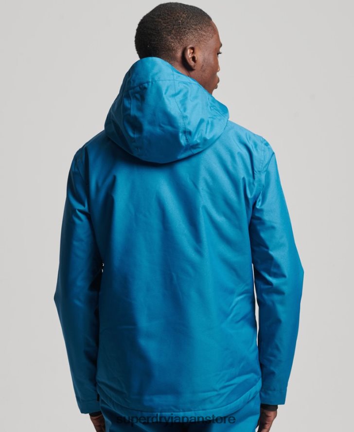 スキーレスキュージャケット 男性 Superdry 衣類 青 2J62PZ1375
