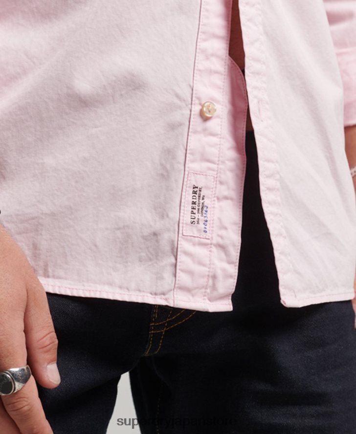 商店 - 長袖シャツ 男性 Superdry 衣類 ピンク 2J62PZ138