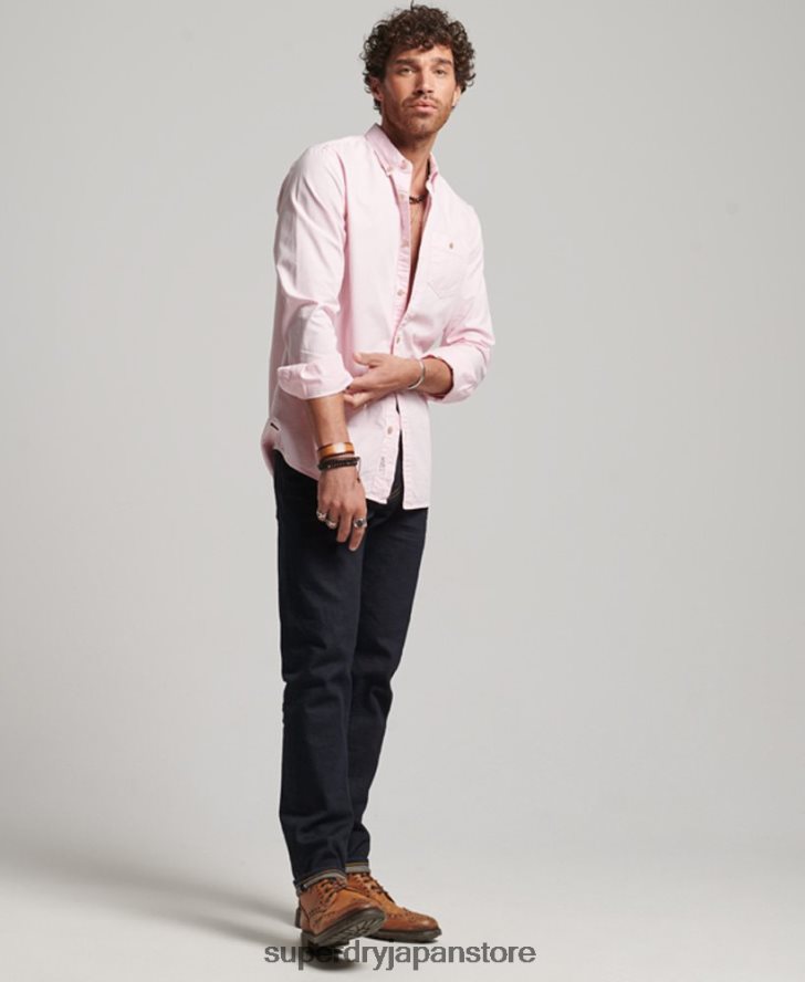 商店 - 長袖シャツ 男性 Superdry 衣類 ピンク 2J62PZ138