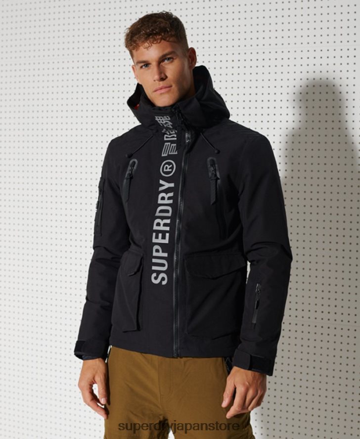 究極のマウンテンレスキュージャケット 男性 Superdry 衣類 黒 2J62PZ1400