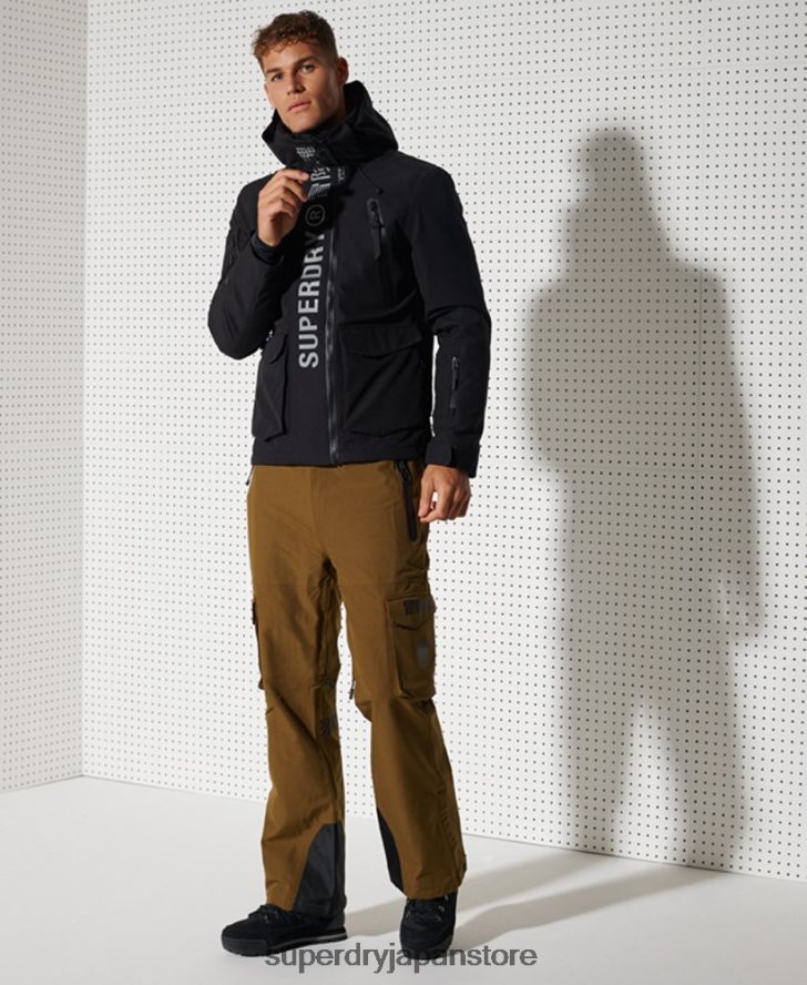 究極のマウンテンレスキュージャケット 男性 Superdry 衣類 黒 2J62PZ1400