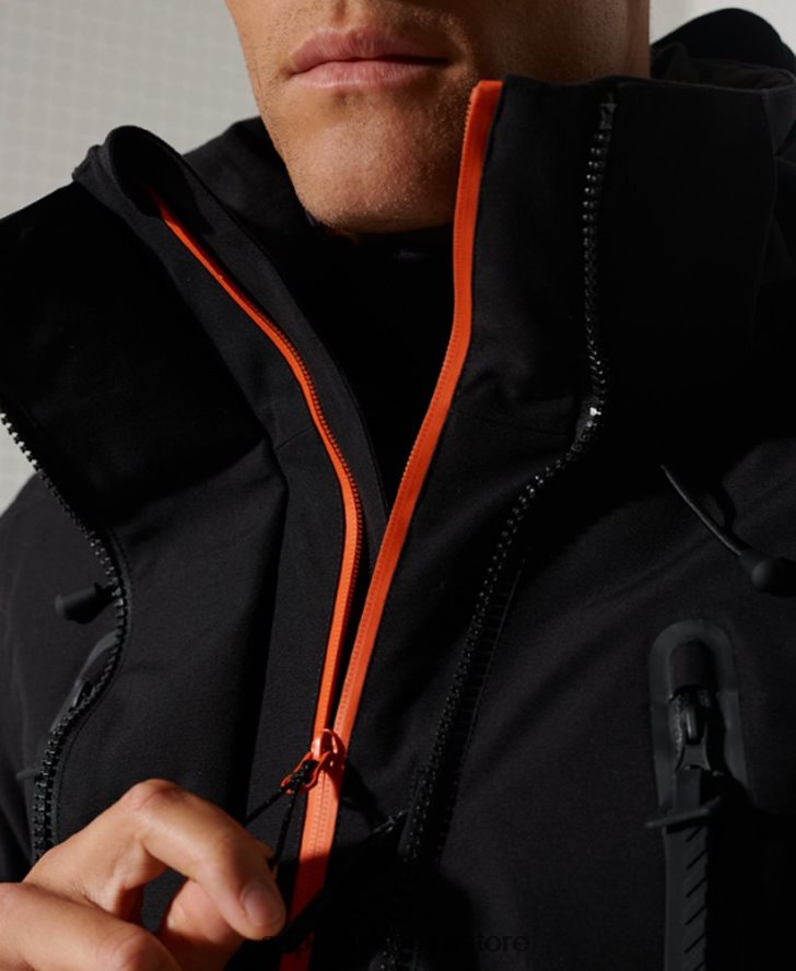 究極のマウンテンレスキュージャケット 男性 Superdry 衣類 黒 2J62PZ1400