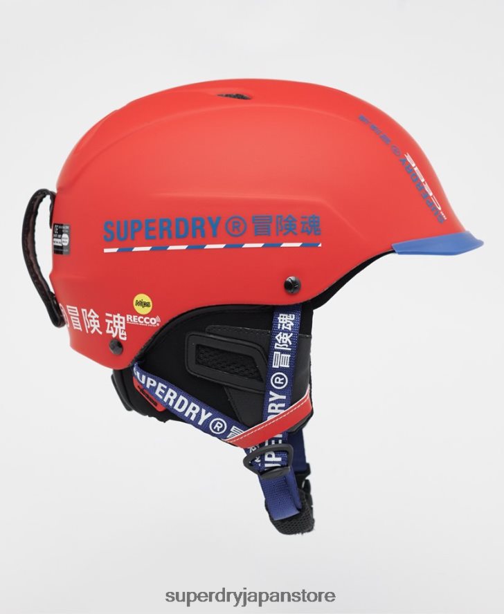 セベコンテストバイザーアルティメットヘルメット 男性 Superdry アクセサリー 赤 2J62PZ1402