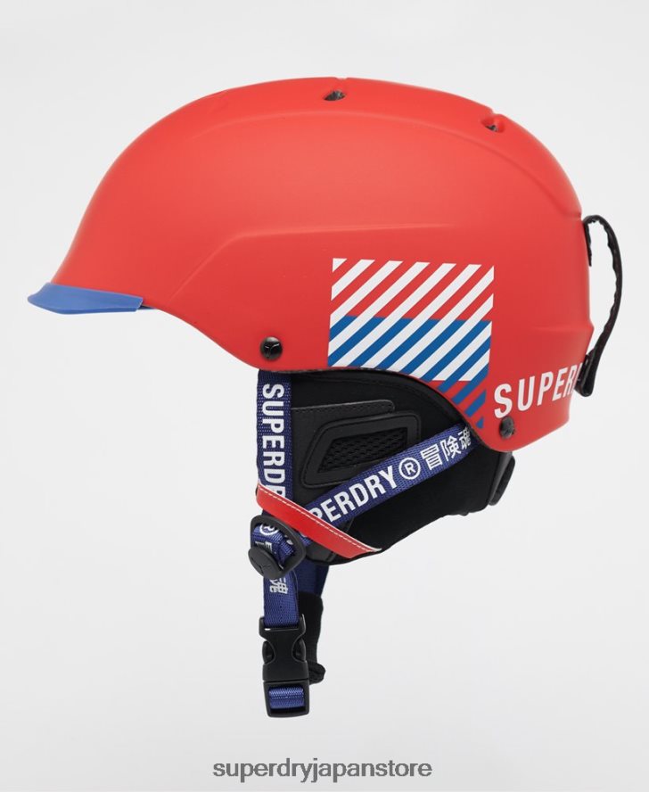 セベコンテストバイザーアルティメットヘルメット 男性 Superdry アクセサリー 赤 2J62PZ1402