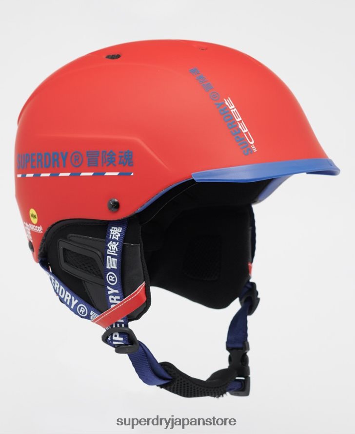 セベコンテストバイザーアルティメットヘルメット 男性 Superdry アクセサリー 赤 2J62PZ1402