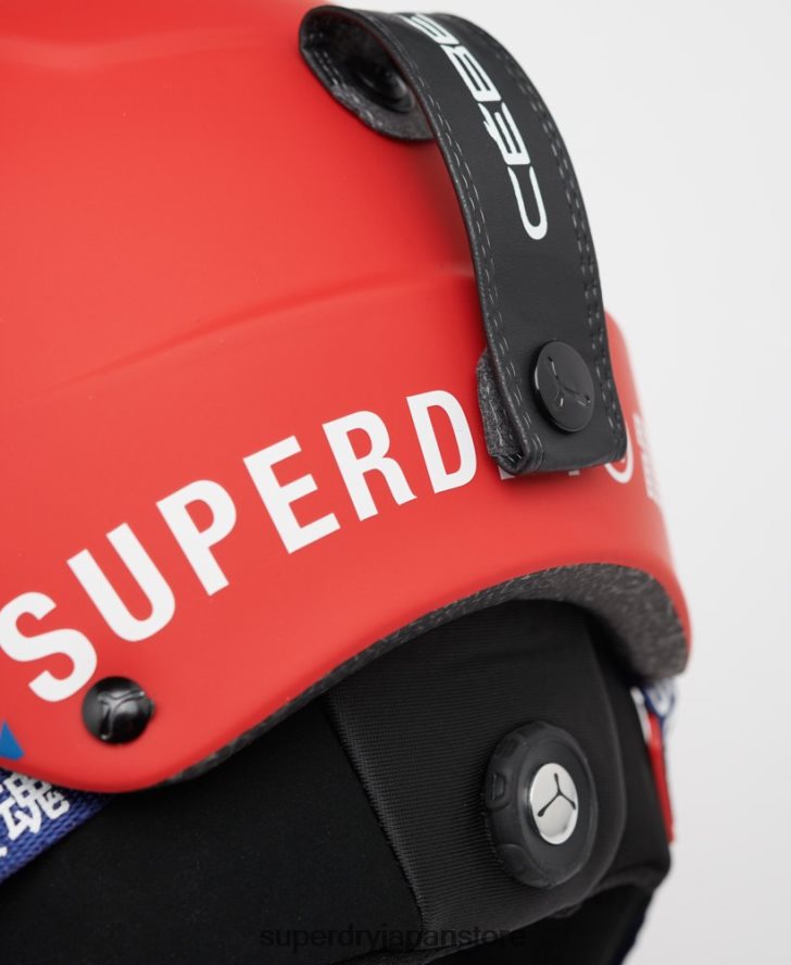セベコンテストバイザーアルティメットヘルメット 男性 Superdry アクセサリー 赤 2J62PZ1402