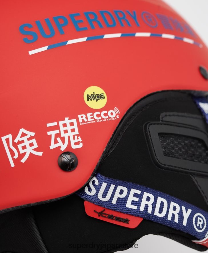 セベコンテストバイザーアルティメットヘルメット 男性 Superdry アクセサリー 赤 2J62PZ1402