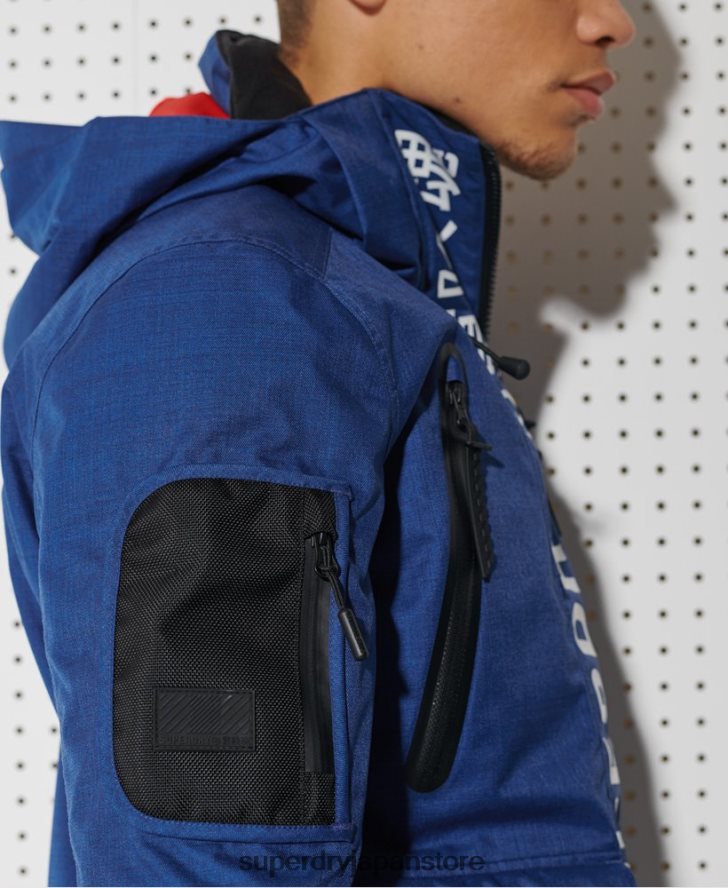 究極のマウンテンレスキュージャケット 男性 Superdry 衣類 青 2J62PZ1403