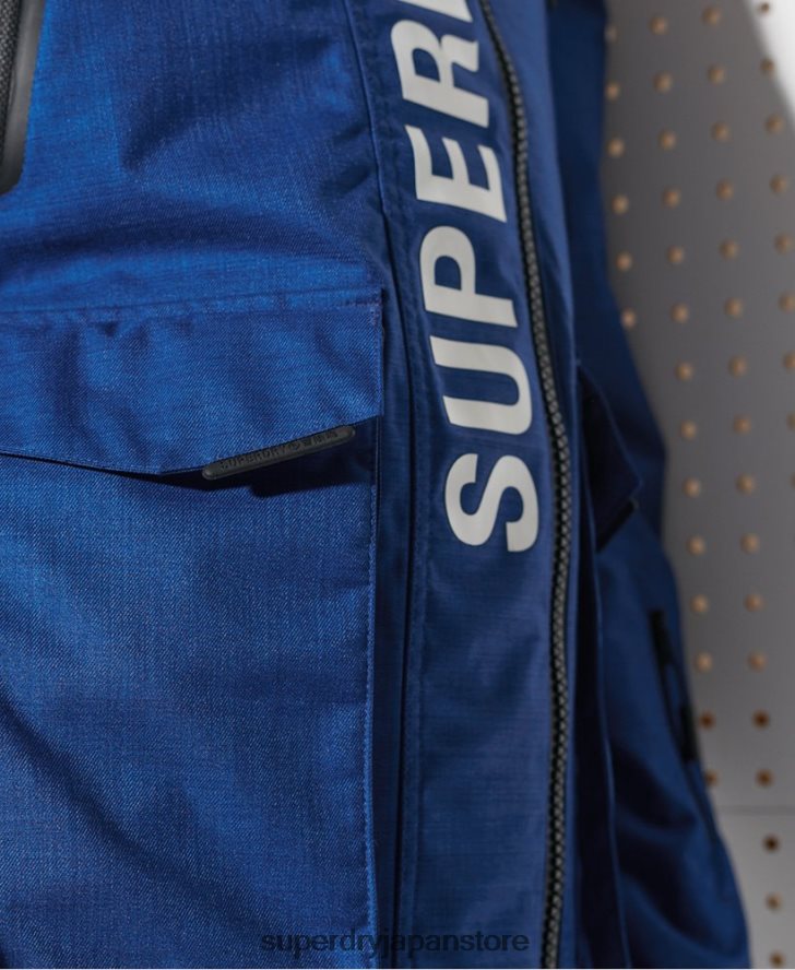 究極のマウンテンレスキュージャケット 男性 Superdry 衣類 青 2J62PZ1403