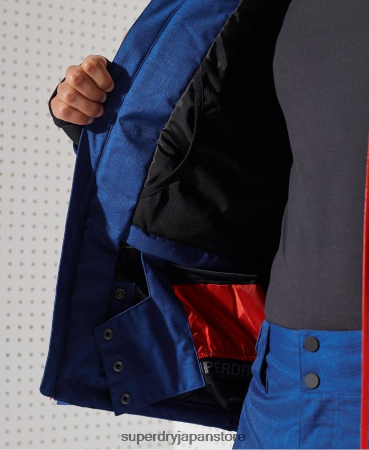 究極のマウンテンレスキュージャケット 男性 Superdry 衣類 青 2J62PZ1403