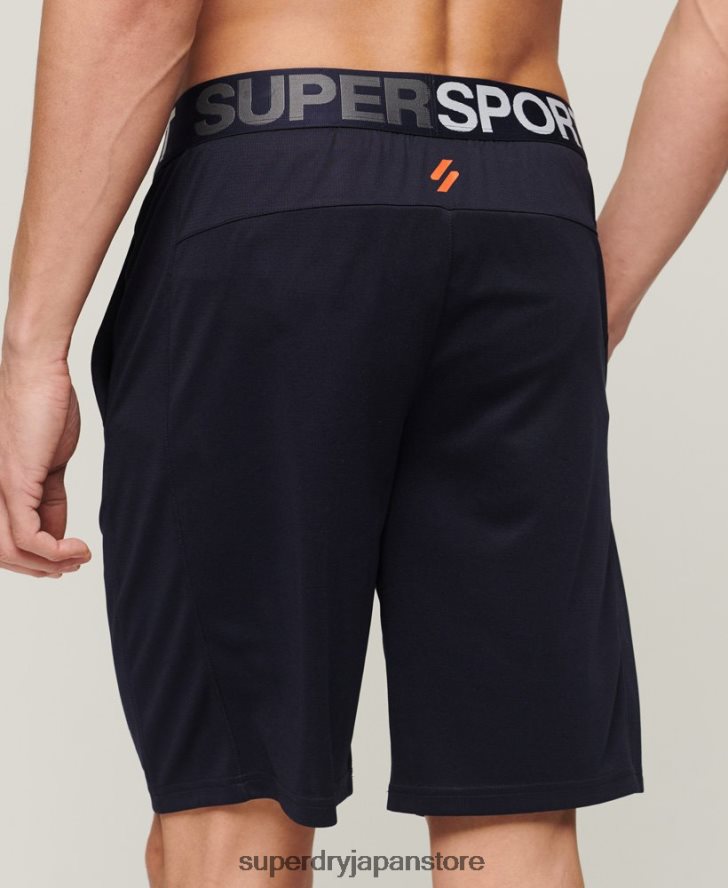 コアリラックスショーツ 男性 Superdry 衣類 海軍 2J62PZ1406
