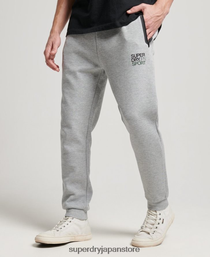 ジムテックジョガー 男性 Superdry 衣類 グレー 2J62PZ1410