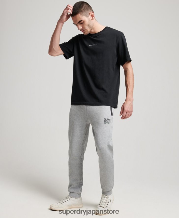 ジムテックジョガー 男性 Superdry 衣類 グレー 2J62PZ1410