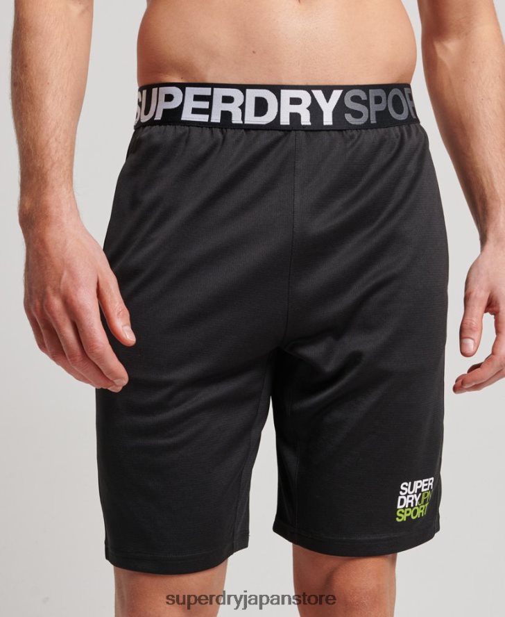 コアリラックスショーツ 男性 Superdry 衣類 黒 2J62PZ1411