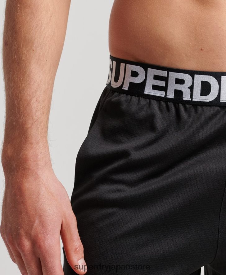 コアリラックスショーツ 男性 Superdry 衣類 黒 2J62PZ1411