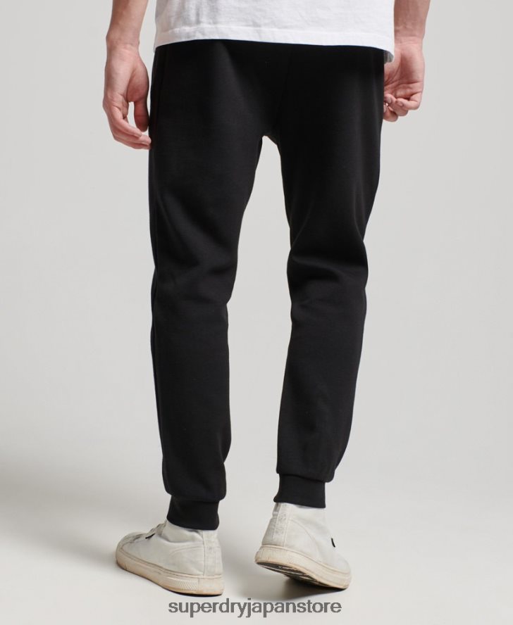 ジムテックジョガー 男性 Superdry 衣類 黒 2J62PZ1415