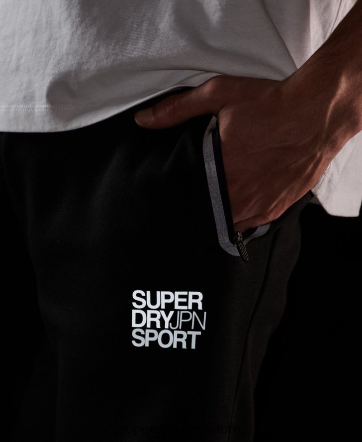 ジムテックジョガー 男性 Superdry 衣類 黒 2J62PZ1415