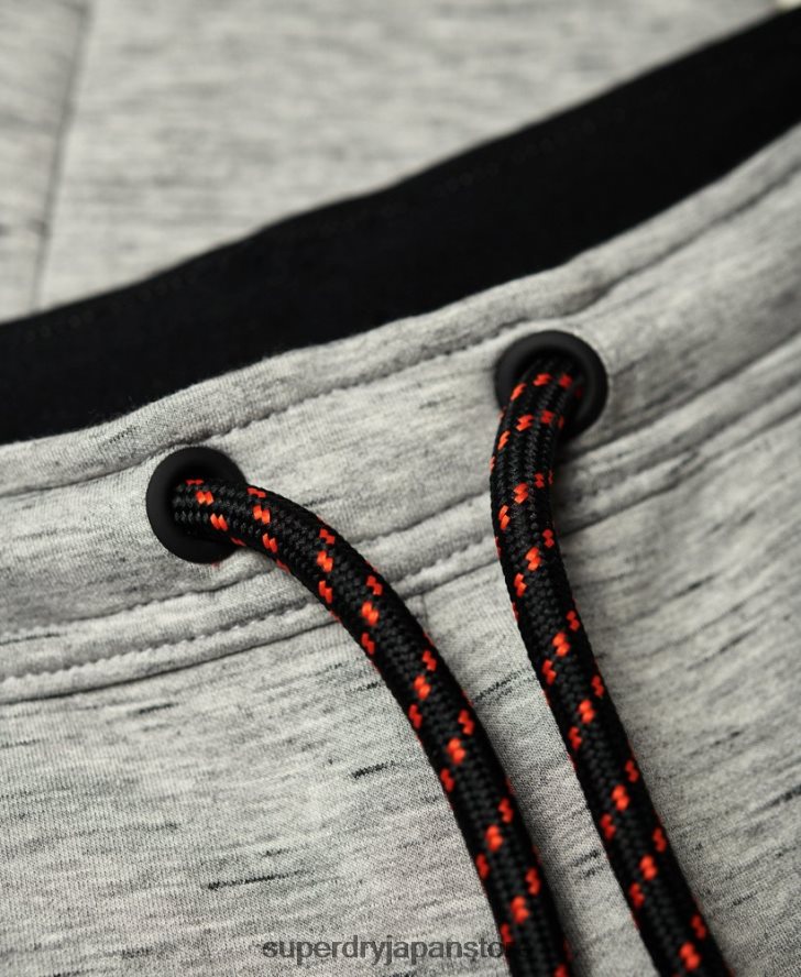 ジムテックストレッチスリムジョガー 男性 Superdry 衣類 グレー 2J62PZ1442