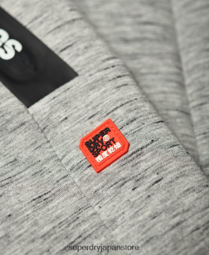 ジムテックストレッチスリムジョガー 男性 Superdry 衣類 グレー 2J62PZ1442