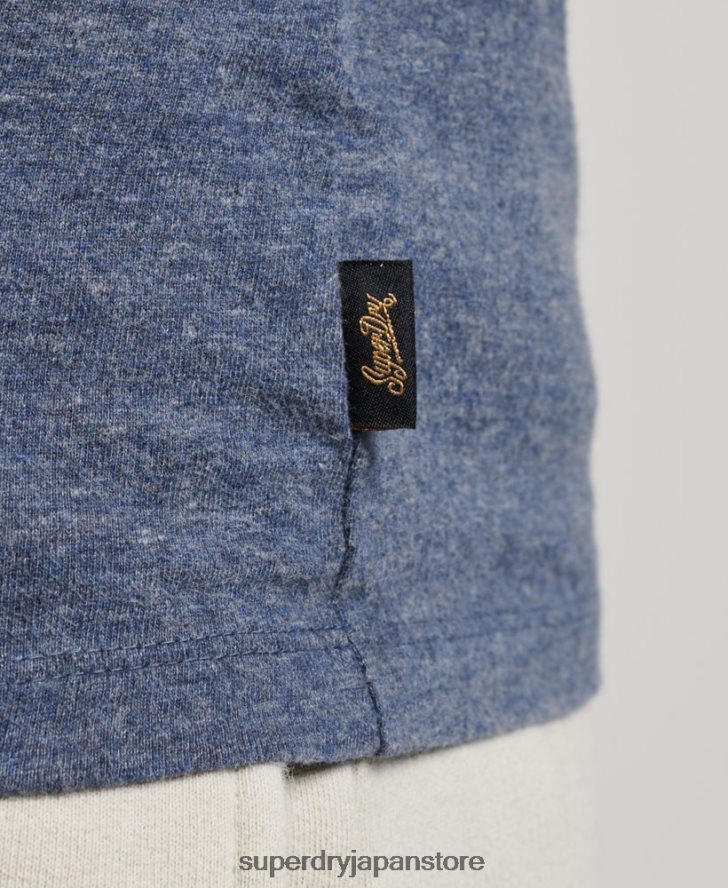 ヴィンテージロゴ ヘリテージ ベスト トップ 男性 Superdry 衣類 海軍 2J62PZ1444