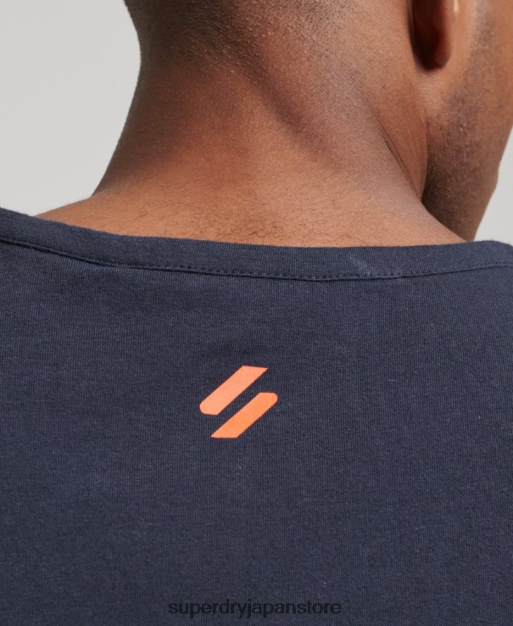 コードコアスポーツベスト 男性 Superdry 衣類 海軍 2J62PZ1459