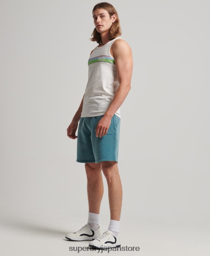 ヴィンテージロゴカリベスト 男性 Superdry 衣類 白 2J62PZ1491