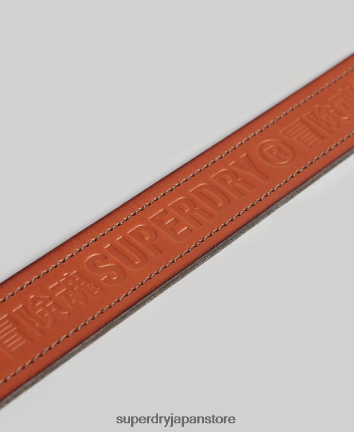 ヴィンテージブランドベルト 男性 Superdry アクセサリー 黄褐色 2J62PZ1592