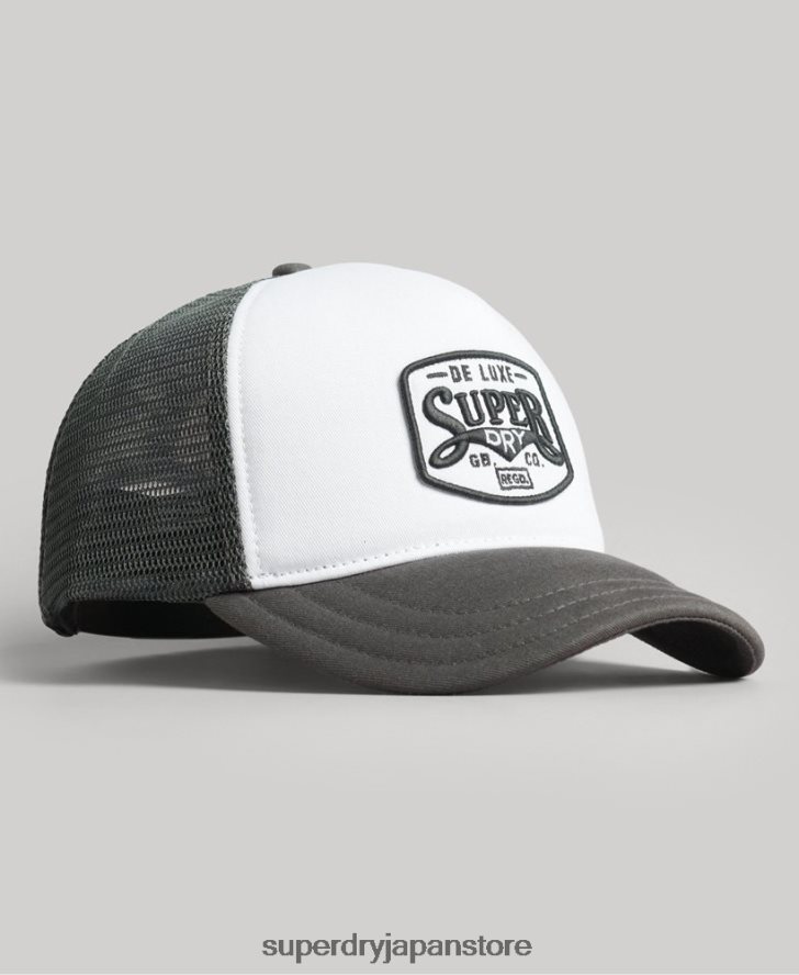 クラシックなトラッカーキャップ 男性 Superdry アクセサリー 白 2J62PZ1594
