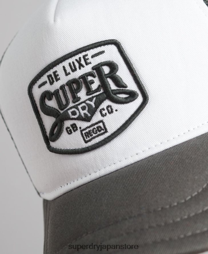 クラシックなトラッカーキャップ 男性 Superdry アクセサリー 白 2J62PZ1594
