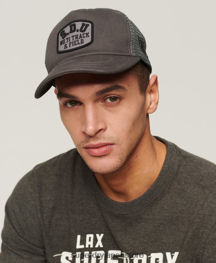 クラシックなトラッカーキャップ 男性 Superdry アクセサリー 濃い灰色 2J62PZ1603