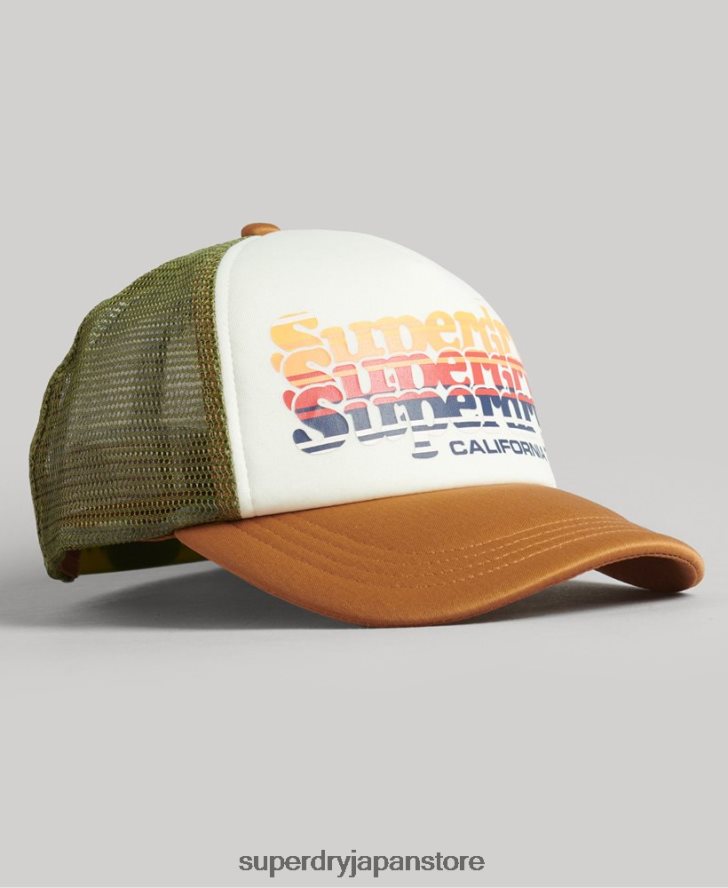 ヴィンテージのトラッカーキャップ 男性 Superdry アクセサリー 白 2J62PZ1604