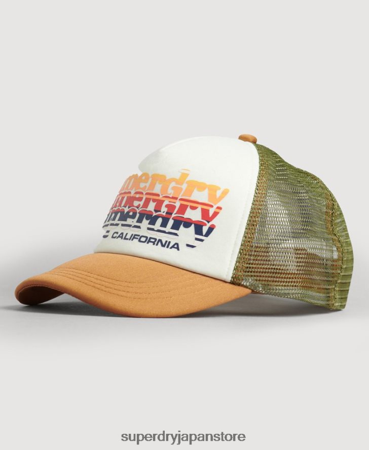 ヴィンテージのトラッカーキャップ 男性 Superdry アクセサリー 白 2J62PZ1604