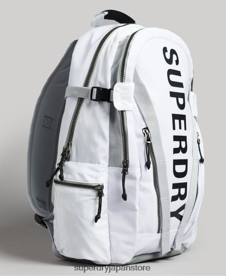 マウンテンタープグラフィックバックパック 男性 Superdry アクセサリー 白 2J62PZ1610