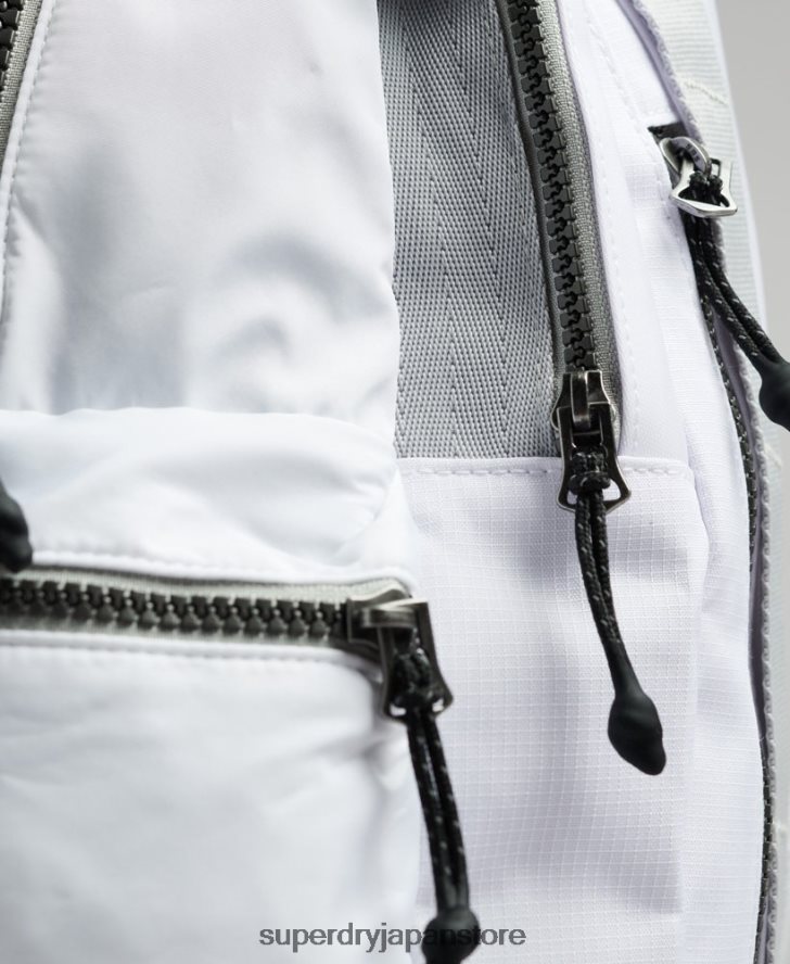 マウンテンタープグラフィックバックパック 男性 Superdry アクセサリー 白 2J62PZ1610