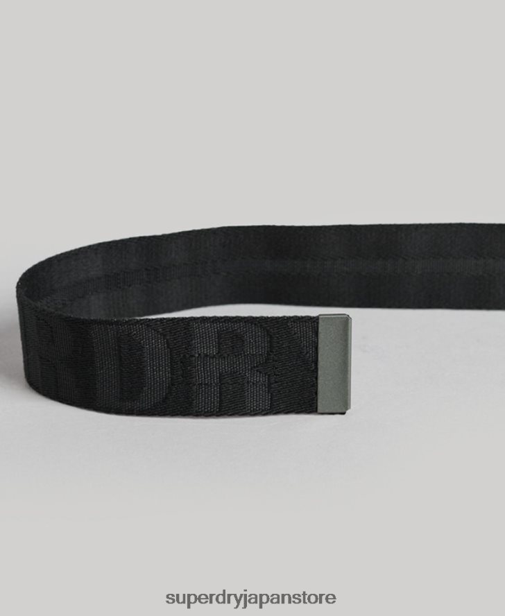 ウェビングベルト 女性 Superdry アクセサリー 黒 2J62PZ1612