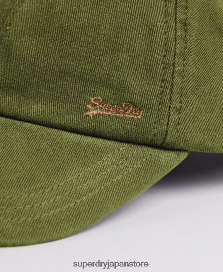 ヴィンテージ刺繍入りキャップ 男性 Superdry アクセサリー カーキ 2J62PZ1615