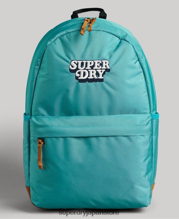 ヴィンテージ マイクロ刺繍入りモンタナ バックパック 女性 Superdry アクセサリー 青 2J62PZ1620