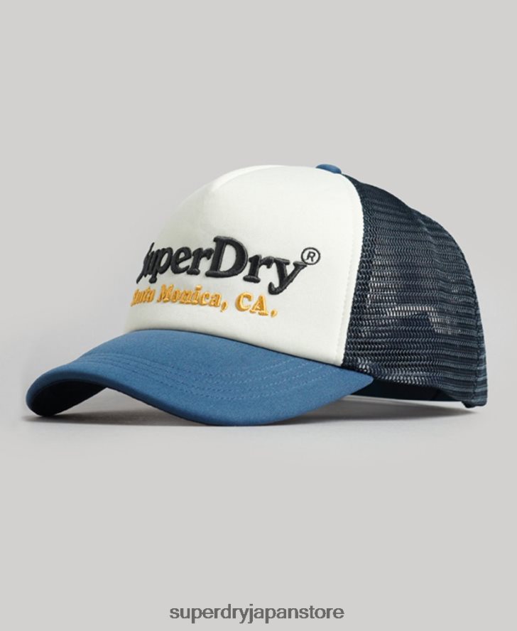 ヴィンテージのトラッカーキャップ 男性 Superdry アクセサリー 白 2J62PZ1624