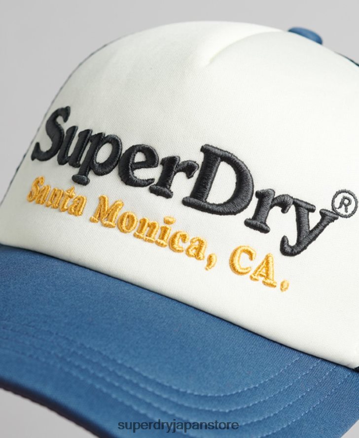 ヴィンテージのトラッカーキャップ 男性 Superdry アクセサリー 白 2J62PZ1624