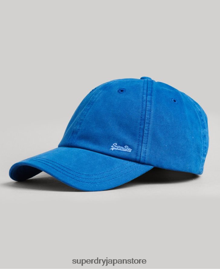 ヴィンテージ刺繍入りキャップ 男性 Superdry アクセサリー 青 2J62PZ1625