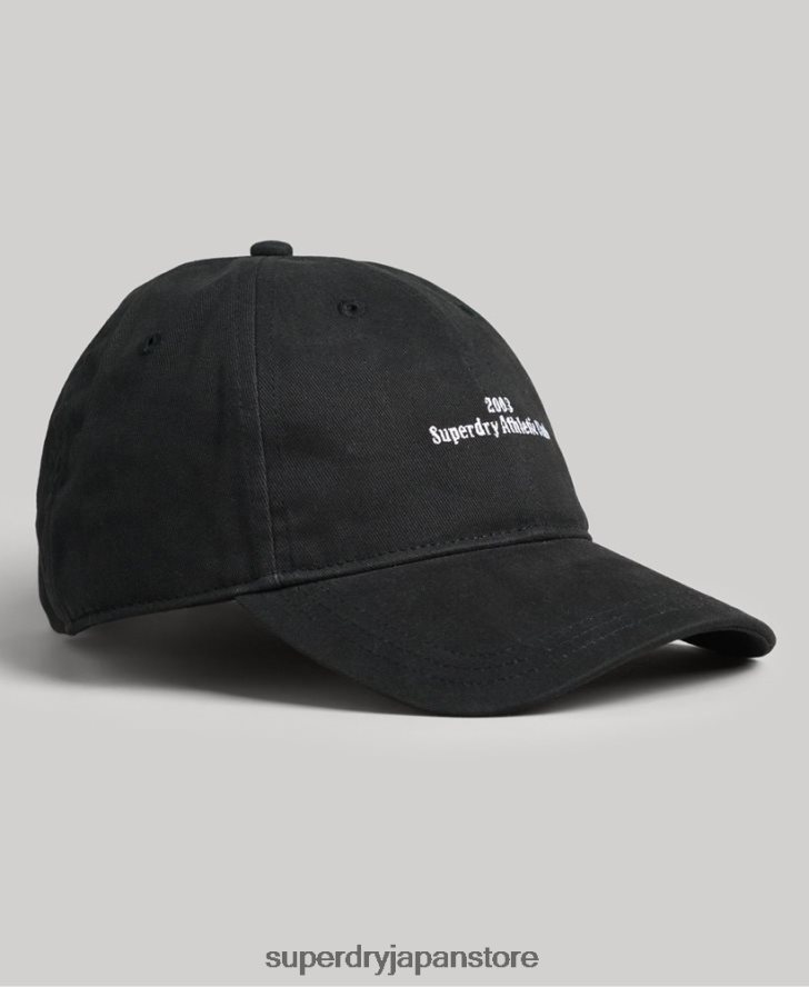 欠かせないベースボールキャップ 男性 Superdry アクセサリー 黒 2J62PZ1626