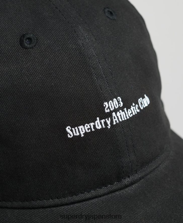欠かせないベースボールキャップ 男性 Superdry アクセサリー 黒 2J62PZ1626