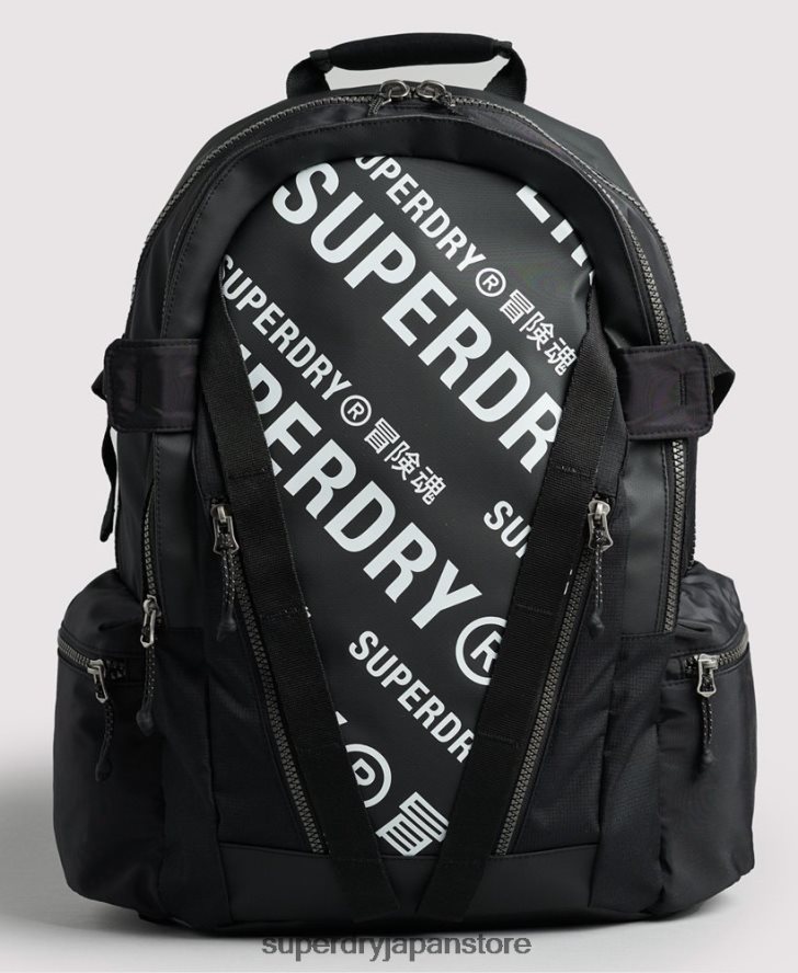 マウンテンタープグラフィックバックパック 男性 Superdry アクセサリー 黒 2J62PZ1633