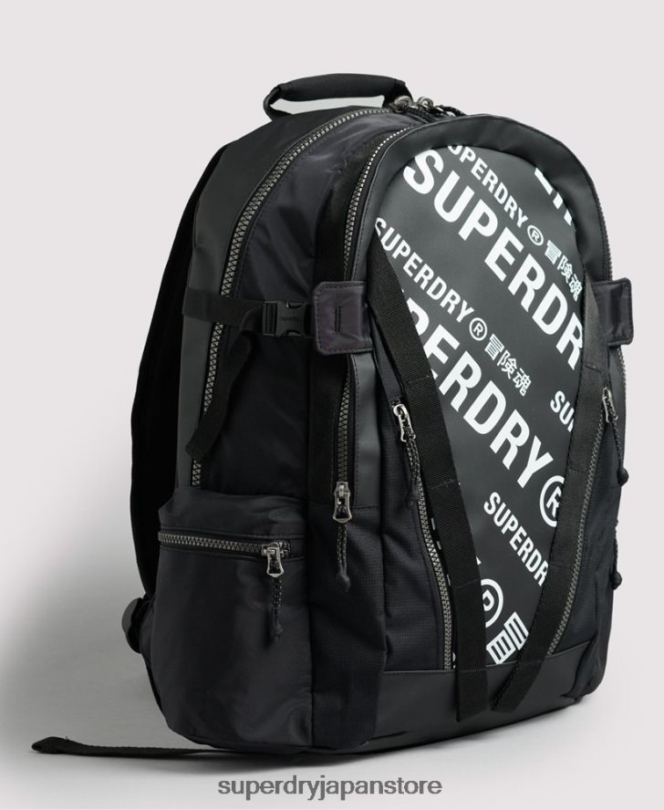 マウンテンタープグラフィックバックパック 男性 Superdry アクセサリー 黒 2J62PZ1633