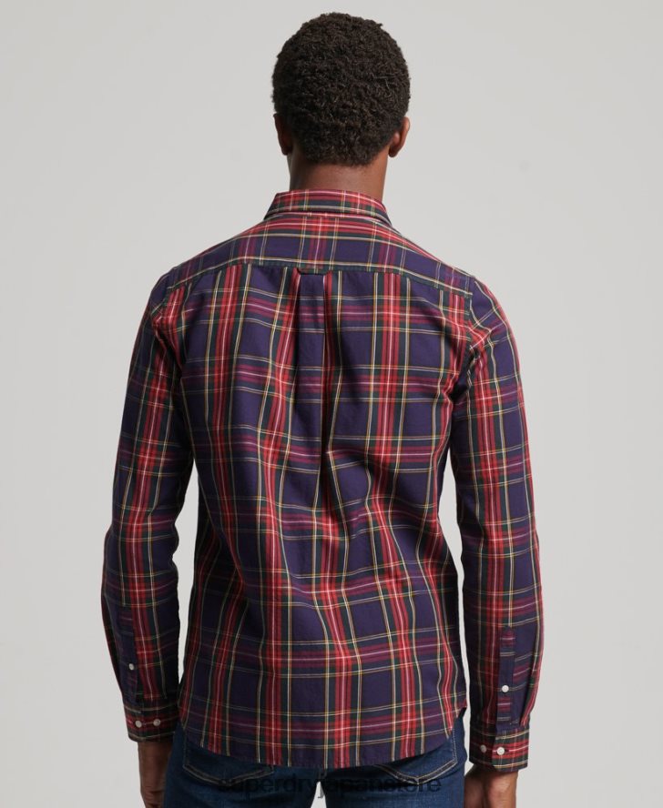 クラシックロンドンボタンダウンシャツ 男性 Superdry 衣類 緑 2J62PZ165