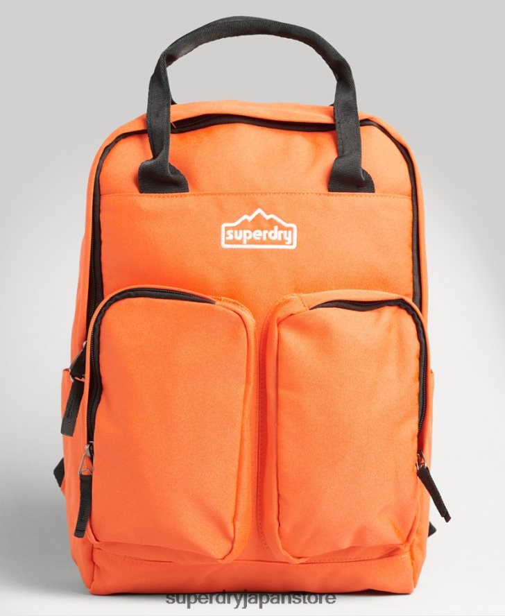 トップハンドルバックパック 男性 Superdry アクセサリー オレンジ 2J62PZ1662